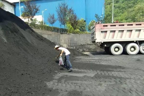 堅守在發(fā)運現(xiàn)場的取樣員