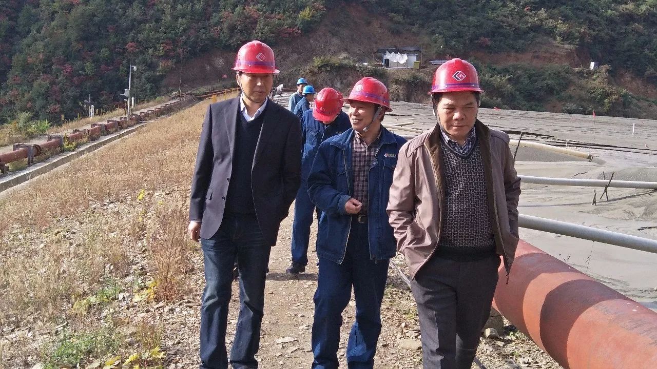 陰小兵一行到大西溝、華冶公司調(diào)研指導(dǎo)工作