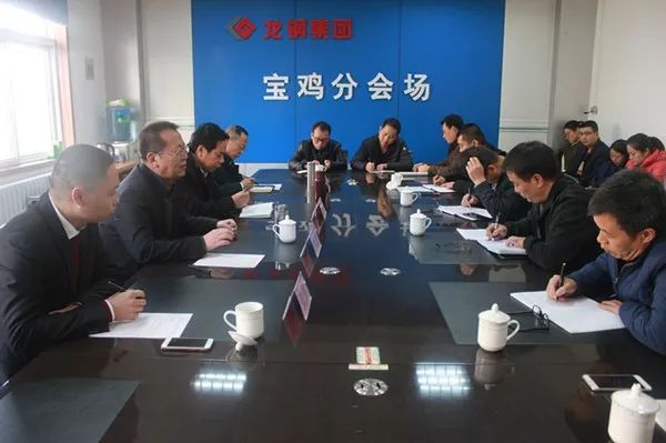 唐鑫、劉光明到寶軋公司慰問