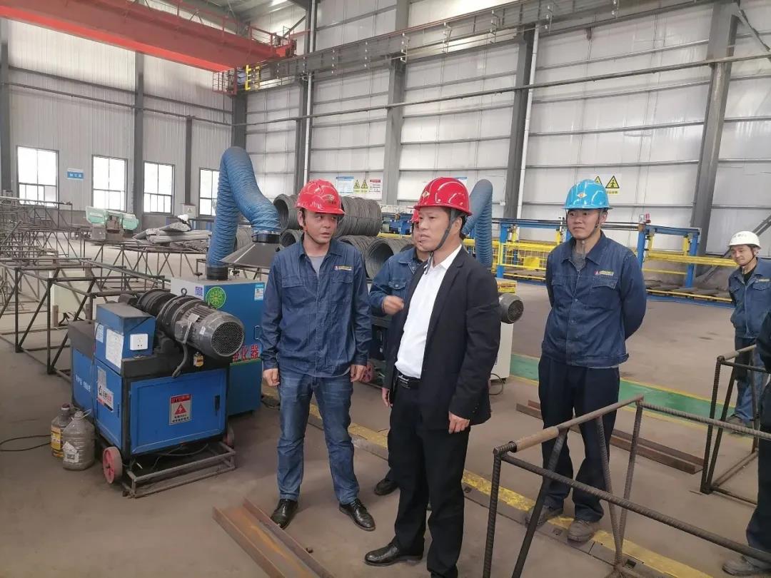 楊召朋深入龍鋼集團韓城基地調研